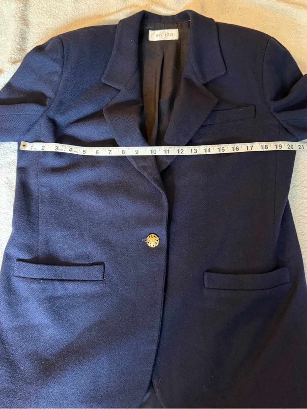 First Issue American Design | Vintage Navy Blazer | M - Picture 12 of 16